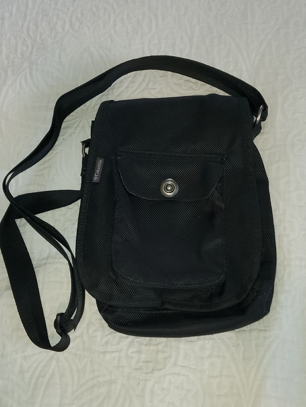 Columbia Black Compact Crossbody Bag